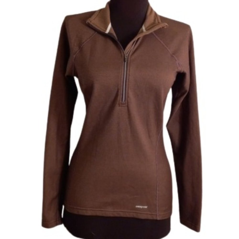 Patagonia S Brown Performance Base Layer - image 1